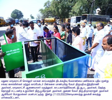 Honorable Mayor launches Tricycles to Collect Garbage