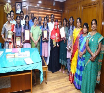 Hon'able Mayor - Greetings to 10th & 12th winner students